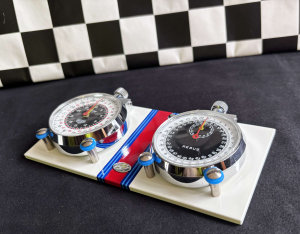 Stoppuhrplatine MA EDITION mit Heuer REBUS Timer