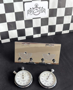 Stoppuhrplatine KLICK CHROM EDITION mit Hanhart Timer