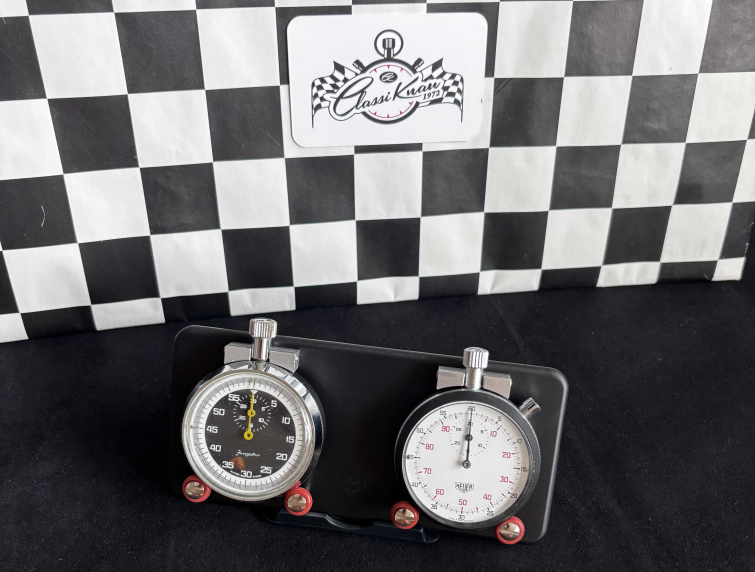 Stoppuhrplatine KLICK Black EDITION II mit Heuer/Jongster Timer