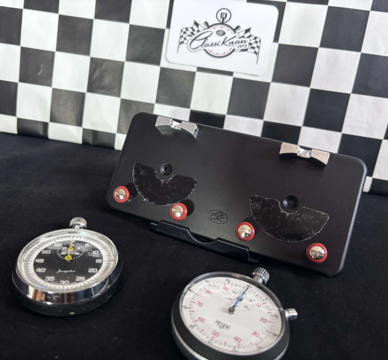 Stoppuhrplatine KLICK Black EDITION II mit Heuer/Jongster Timer