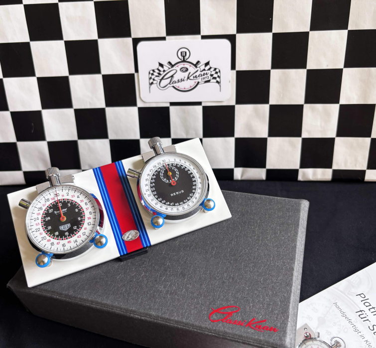 Stoppuhrplatine MA EDITION mit Heuer REBUS Timer