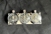 Heuer Rallye 3er Set Master Time Borduhr / 2x Monte Carlo Stoppuhr