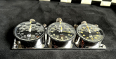 Heuer Rallye 3er Set Master Time Borduhr / 2x Monte Carlo Stoppuhr